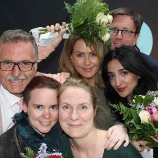 Anna Lindmarker, Ulf Kristofferson, Parisa Amiri och Eric Schüldt!