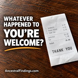 Whatever Happened to You're Welcome? | AF-1324