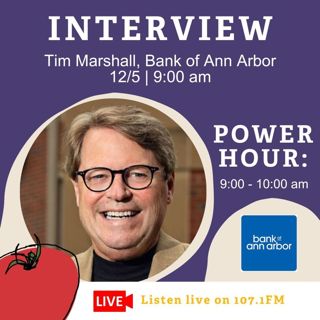 ROCKIN' FOR THE HUNGRY 2025 ~ Tim Marshall, Executive Chairman and Chief Executive Officer at Bank of Ann Arbor