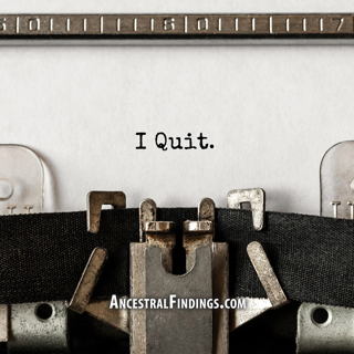 AF-1231: When to Call It Quits | Ancestral Findings Podcast