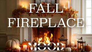 Fall Fireplace for Relaxation, Studying, Halloween, Thanksgiving & Autumn Vibes