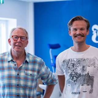 Opptakt: Venstres Lars Øye Brandsås og Per Morten Hoff