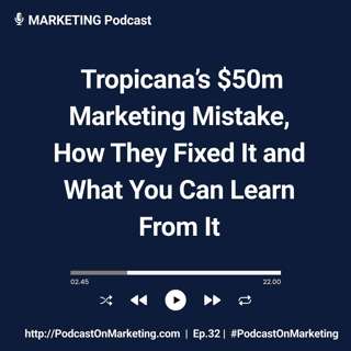 Tropicana’s $50m Marketing Mistake, How They Fixed It and What You Can Learn from It