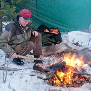 Snöig urskog och svampdjuren som byggde Gotlands största rauk