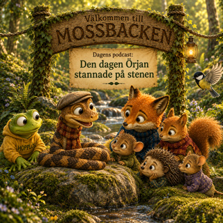 Godnattsaga för barn: Den dagen Örjan stannade på stenen - Berättelser från Mossbacken