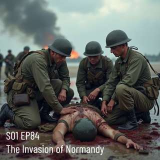 The Invasion of Normandy, 1944. D-Day, Push to the Rhine, Invasion of Germany. Stalin's Red Wall Encroaching.