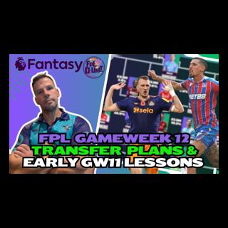 GABRIEL FAIL! 🚮💩📉 | FPL GW12 TRANSFER PLANS & EARLY THOUGHTS 🚨 | Fantasy Premier League Tips 2025/26