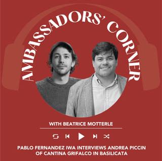 Ep. 2478 Pablo Fernandez IWA interviews Andrea Piccin of Cantina Grifalco in Basilicata | Clubhouse Ambassadors' Corner