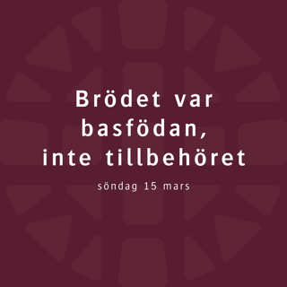 Brödet var basfödan, inte tillbehöret – Noomie Hammar