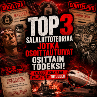 TOP 3 salaliittoteoriaa, jotka osoittautuivat osittain todeksi – Salaiset asiakirjat paljastivat totuuden | Historian salaisuudet Podcast