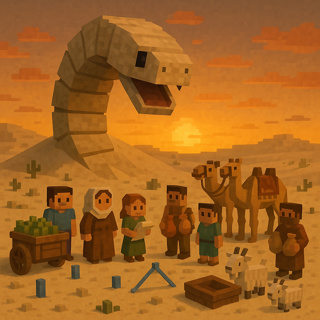 25. Sandstorm, the Hidden Well, and the Giant Sand Worm