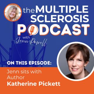 Jenn sits with Author Katherine Pickett
