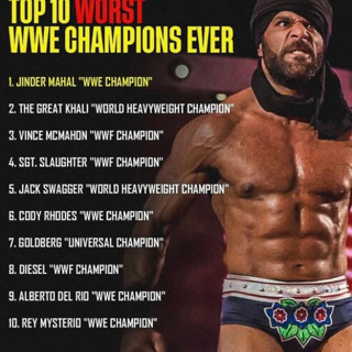 Top 10 Worst WWE Champions