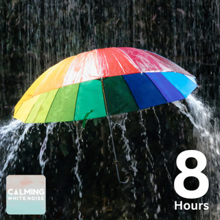 Gentle Rain Sounds (8 Hours) | Soothing Sound of Rain for Sleeping and Stress Relief