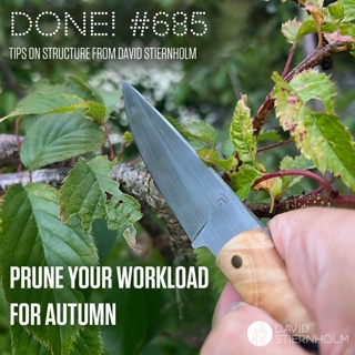 Prune your workload for autumn