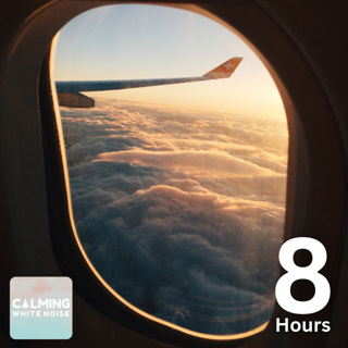 ✈️ Airplane Cabin Sound (8 Hours) | White Noise for Relaxation