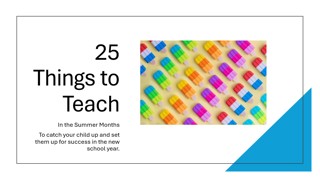 Autism Live: 25 Things to Teach Your Child During the Summer!
