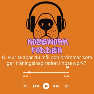 8. Hur skapar du mål och drömmar som ger träningsinspiration i nosework?