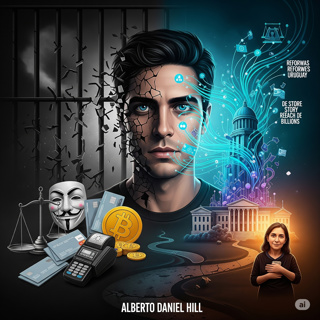 Alberto; The first hacker sent to prison in Uruguay; The ultimate complete story by Alberto Daniel Hill.