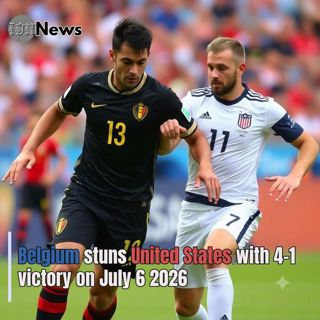 Belgium stuns United States with 4-1 victory on July 6 2026