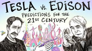 Nikola Tesla vs Thomas Edison's Predictions for the 21st Century | After Skool