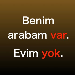 How to say “I have” and “I do not have” in Turkish