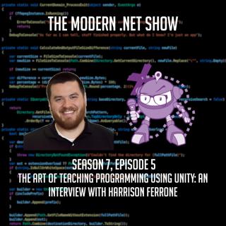 The Art of Teaching Programming using Unity: An Interview with Harrison Ferrone