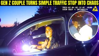 Gen Z Couple Turns Simple Traffic Stop into Chaos
