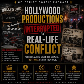 Hollywood Productions Interrupted by Real-Life Conflict