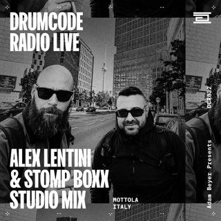DCR832 – Drumcode Radio Live - Alex Lentini & Stomp Boxx studio mix recorded in Mottola