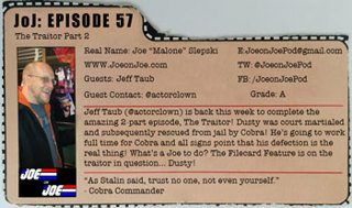 G.I. Joe Ep 57: The Traitor Part 2 w/ Jeff Taub