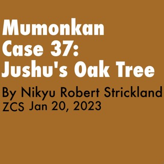 Mumonkan Case 37: Jushu's Oak Tree, Dharma Talk by Nikyu Robert Strickland, 2023.1.20
