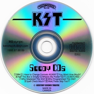 KISStory Science Theatre: Seedy CDs