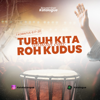 Tubuh Kita Adalah Bait Roh Kudus