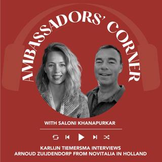 Ep. 2809 The presence of Italian Wine in the Dutch culture: A conversation between Karlijn Tiemersma and Arnoud Zuijdendorp | Clubhouse Ambassadors' Corner