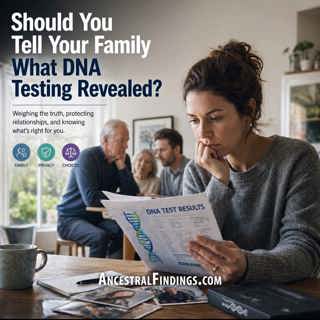 AF-1263: Should You Tell Your Family What DNA Testing Revealed? | Ancestral Findings Podcast