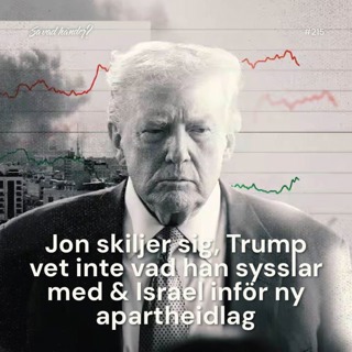 #215: Jon skiljer sig, Trump vet inte vad han sysslar med & Israel inför ny apartheidlag