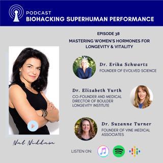 Master Your Hormones for Vitality & Longevity with 3 Leaders Dr. Erika Schwartz, Dr. Suzanne Turner and Dr. Elizabeth Yurth