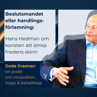 Beslutsmandat eller handlingsförlamning? Hans Hedman om konsten att ömsa fredens skinn