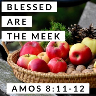 Blessed are the Meek; Amos 8:11-12