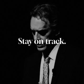 Stay on track.