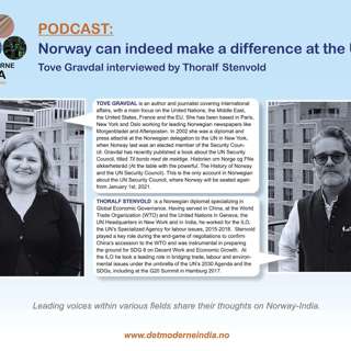 Det Moderne India Podcast #5 - Norway can indeed make a difference at the UNSC
