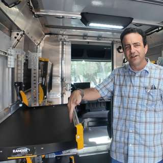 Installing Shelves in our Electric Laundry Van