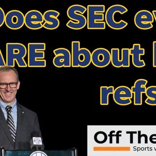 SEC refs hit a new LOW in Week 13