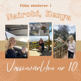Ebba studerar i Nairobi, Kenya