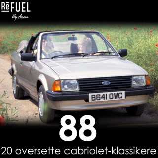 #88 - 20 oversette cabriolet-klassikere