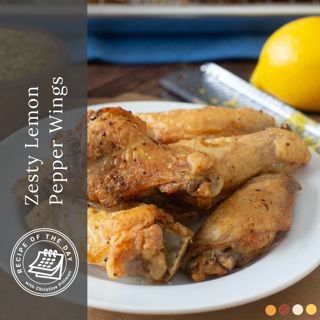 Zesty Lemon Pepper Wings