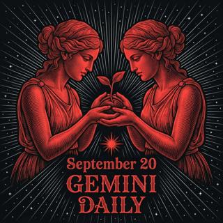 Sunday, September 20, 2026 Gemini Horoscope Today
