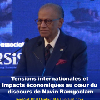 Tensions internationales et impacts économiques au cœur du discours de Navin Ramgoolam