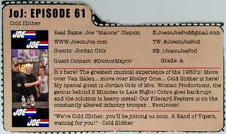G.I. Joe Ep 61: Cold Slither w/ Jordan Olds
